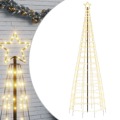 árvore de Natal Luminosa C/ Estacas 570 LED 300cm Branco Quente