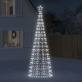 Iluminação árvore de Natal C/ Estacas 570 LED 300cm Branco Frio