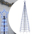 árvore de Natal Luminosa com Estacas 570 Luzes LED 300 cm Azul