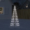 árvore Natal C/ Luz Mastro Bandeira 200 Leds 180 cm Branco Frio