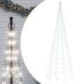 Iluminação árvore Natal em Mastro 550 Leds 300 cm Branco Quente