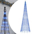 árvore de Natal C/ Luz Mastro de Bandeira 1534 Leds 500 cm Azul