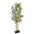 árvore de Bambu Artificial 552 Folhas 120 cm Verde