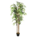 árvore de Bambu Artificial 730 Folhas 120 cm Verde