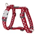 Arnês para Cães Red Dingo Style Vermelho Estrela Branco 46-76 cm