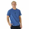 T-shirt Rip Curl Quality Surf Products Azul Homem XL