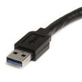 Cabo USB Startech USB3AAEXT5M USB a Preto
