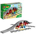 Playset de Veículos Lego Duplo 10872 Train Rails And Bridge 26 Peças