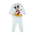 Pijama Infantil Mickey Mouse Azul Claro 24 Meses