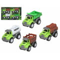 Conjunto de Mini Camiões Verde