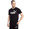 Camisola de Manga Curta Homem Puma Ess Logo Tee 586666 01 Preto L