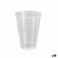 Conjunto de Copos Reutilizáveis Algon Plástico Transparente 12 Peças 500 Ml (18 Unidades)
