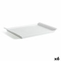 Recipiente de Cozinha Quid Gastro Fresh Retangular Cerâmica Branco (36 X 25 cm) (6 Unidades)