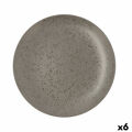 Plat Bord Ariane Oxide Cerâmica Cinzento (ø 31 cm) (6 Unidades)