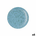 Plat Bord Ariane Oxide Cerâmica Azul (ø 24 cm) (6 Unidades)