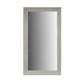 Espelho de Parede Madeira Branco Vidro (75 X 136 X 1,5 cm) (2 Unidades)