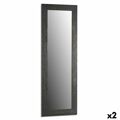 Espelho de Parede Cinzento Madeira Vidro 46 X 136 X 2 cm (2 Unidades)