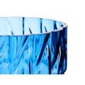 Vaso Lapidado Azul Cristal 13 X 26,5 X 13 cm (6 Unidades)