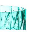 Vaso Lapidado Turquesa Cristal 13 X 26,5 X 13 cm (6 Unidades)