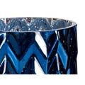 Vaso Lapidado Espiga Azul Cristal 11,3 X 19,5 X 11,3 cm (6 Unidades)