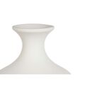 Vaso Branco Cerâmica 21 X 39 X 21 cm (2 Unidades)