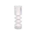 Vaso Riscas Transparente Cristal 8 X 23 X 8 cm (8 Unidades)