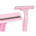 Máquinas de Barbear Descartáveis Cor de Rosa Metal Plástico (30 Unidades)