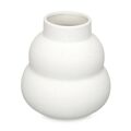 Vaso Branco Dolomite 19 X 21 X 19 cm (2 Unidades) Ondas