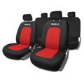 Conjunto de Capas para Assentos Sparco Sport Preto/vermelho