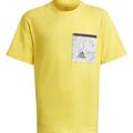 T-shirt Adidas Future Pocket Amarelo 9-10 Anos