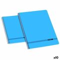 Caderno Enri 80 Folhas Azul (10 Unidades)