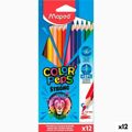 Lápis de Cores Maped Color' Peps Strong Multicolor 12 Peças (12 Unidades)