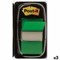 Notas Adesivas Post-it Index 25 X 43 mm Verde (3 Unidades)