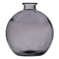 Vaso Cinzento Vidro Reciclado 16 X 16 X 18 cm