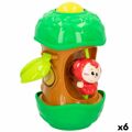 Brinquedo Interativo para Bebés Winfun Macaco 11,5 X 20,5 X 11,5 cm (6 Unidades)