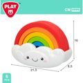Jogo de Habilidade para Bebé Playgo Arco-íris 6 Peças 21,5 X 16 X 8,5 cm (6 Unidades)