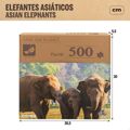 Puzzle Colorbaby Elephant 500 Peças 6 Unidades 61 X 46 X 0,1 cm
