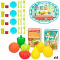 Conjunto de Alimentos de Brincar Colorbaby Equipamentos e Utensílios de Cozinha 34 Peças 33 Peças (16 Unidades)