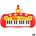 Piano Interativo para Bebé Bontempi Infantil Microfone 33 X 13 X 19,5 cm (6 Unidades)