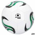 Bola de Futebol Aktive 5 ø 22 cm Branco (24 Unidades)