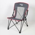 Cadeira Dobrável para Campismo Aktive Cinzento 59 X 97 X 68 cm (2 Unidades)