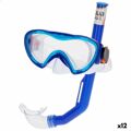 óculos de Mergulho com Tubo Aquasport Infantil (12 Unidades)