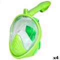 Máscara de Mergulho Aquasport Verde XS (4 Unidades)