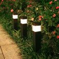 Conjunto de Estacas Solares de Jardim Aktive 4 Peças Plástico 6 X 39,5 X 6 cm (4 Unidades)