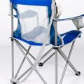 Cadeira Dobrável para Campismo Aktive Azul Cinzento 46 X 82 X 46 cm (4 Unidades)