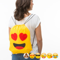 Bolsa Mochila com Cordas Emoticons Love