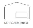 Envelopes Dl Janela 110x220mm 80Gr
