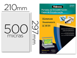 Capa de Encadernação Fellowes Polipropileno Din A4 Transparente 450 Microns Pack de 100 Unidades