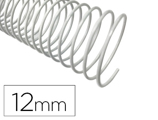 Espiral Q-connect Metálica Branco 64 5:1 12 mm 1 mm Caixa de 200 Unidades