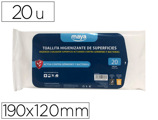 Toalhita Desinfetante para Superficies Medidas 190 X 120 mm Pack 20 Unidades